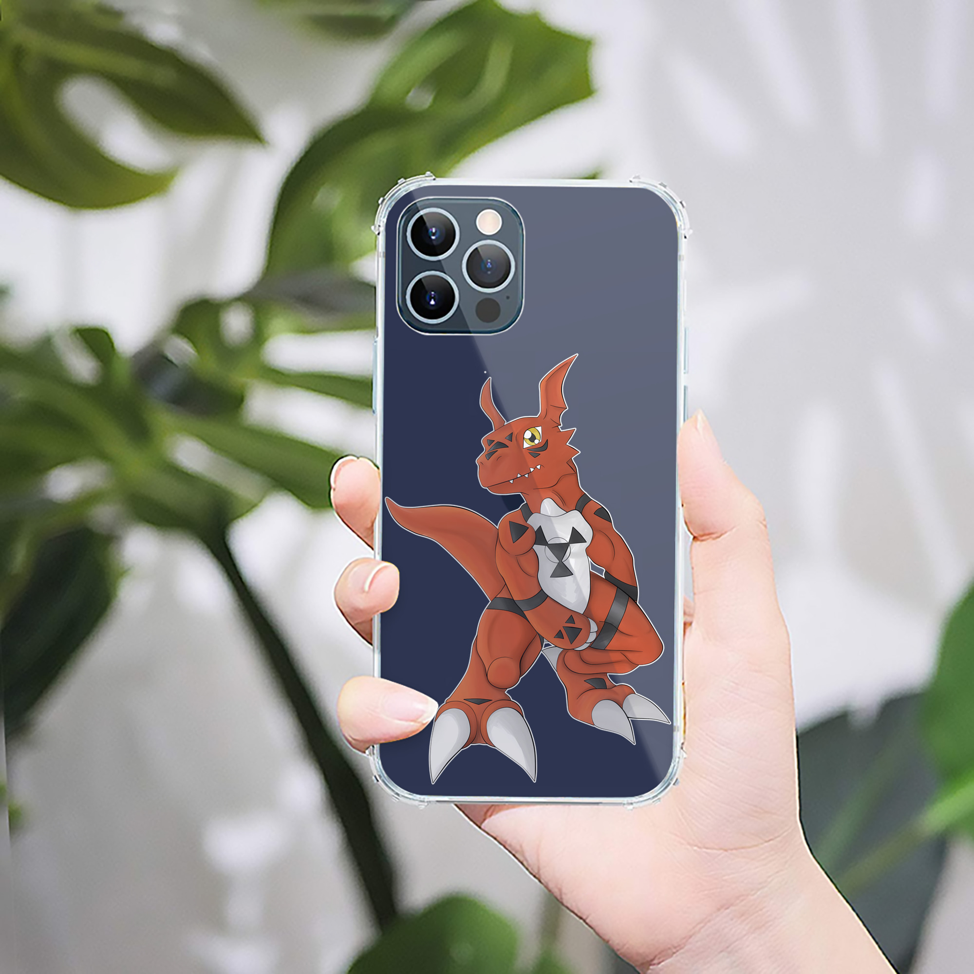 （画像用） Digimon デジタルモンスター/デジモン 【iPhone 12シリーズ対応】透明スマホケース（クリアソフトケース）